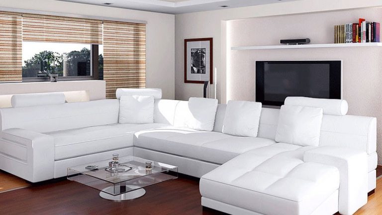 white living room furniture decorating ideas