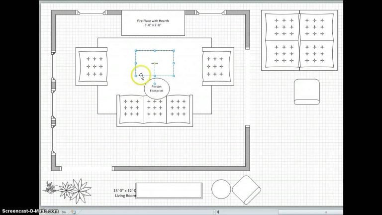 Space Planning for a Living Room